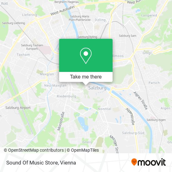 Sound Of Music Store map