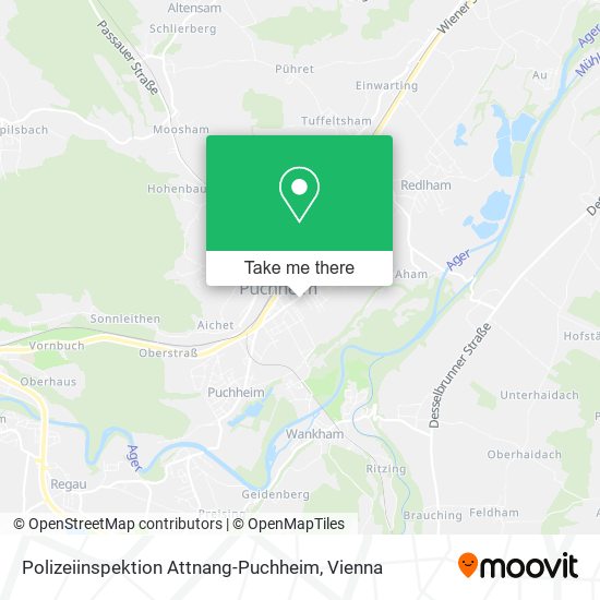 Polizeiinspektion Attnang-Puchheim map