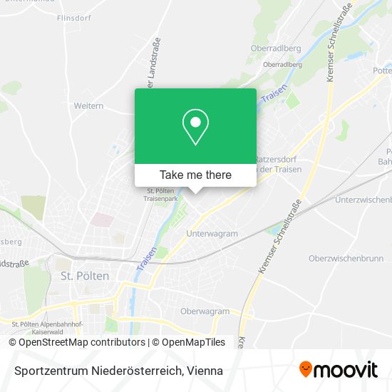 Sportzentrum Niederösterreich map
