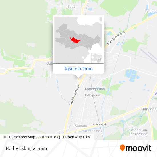 Bad Vöslau map