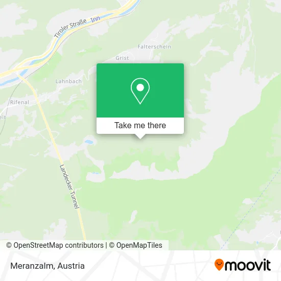 Meranzalm map