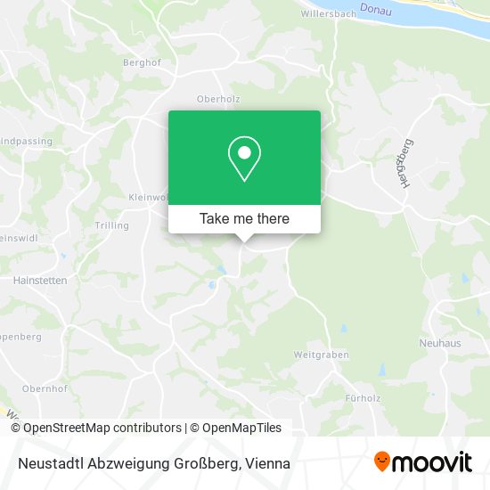Neustadtl Abzweigung Großberg map