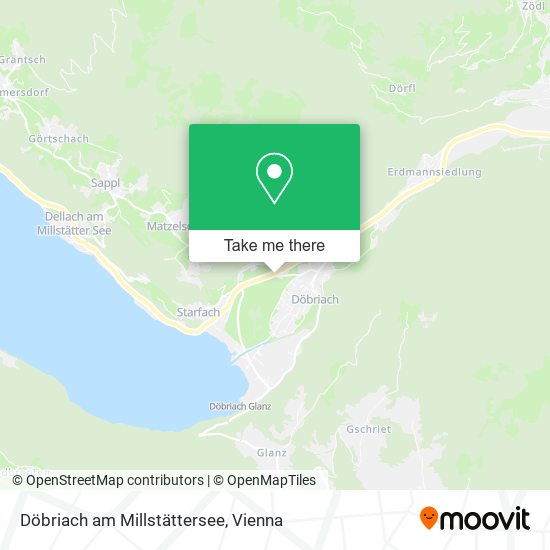 Döbriach am Millstättersee map