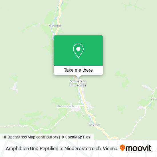 Amphibien Und Reptilien In Niederösterreich map