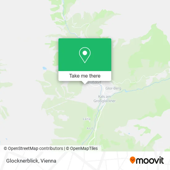 Glocknerblick map