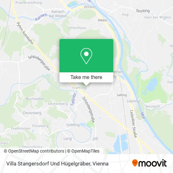 Villa Stangersdorf Und Hügelgräber map