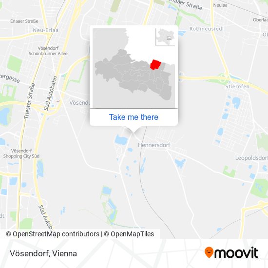 Vösendorf map