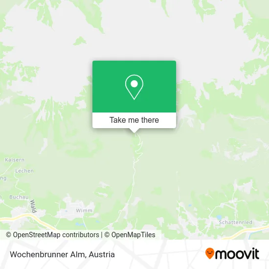 Wochenbrunner Alm map
