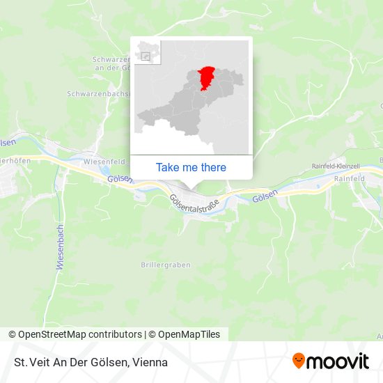 St. Veit An Der Gölsen map