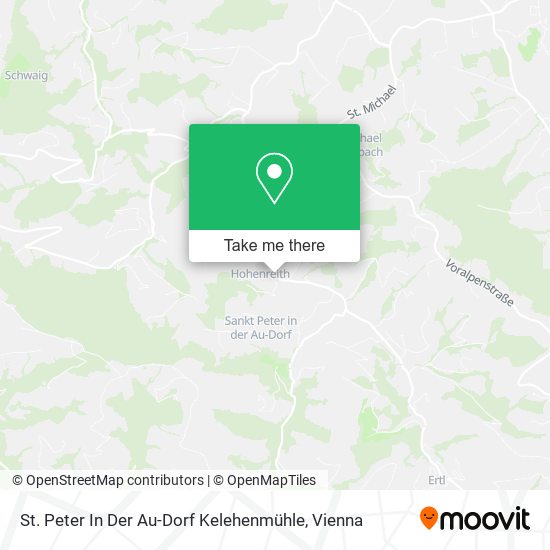 St. Peter In Der Au-Dorf Kelehenmühle map