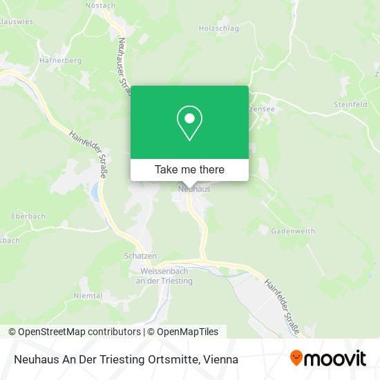 Neuhaus An Der Triesting Ortsmitte map