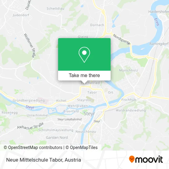 Neue Mittelschule Tabor map