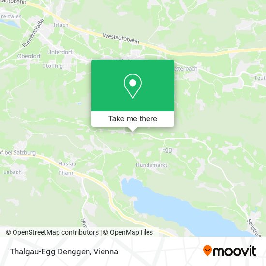 Thalgau-Egg Denggen map