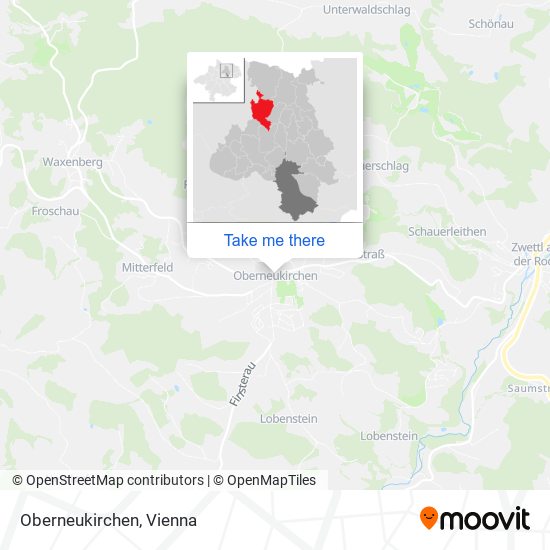 Oberneukirchen map