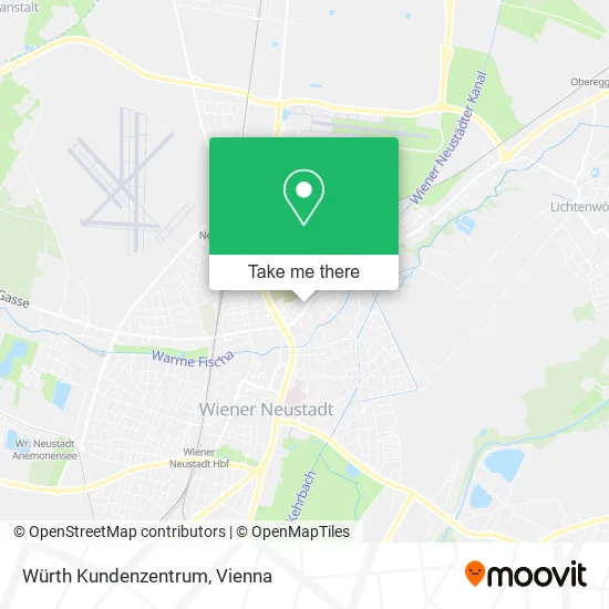 Würth Kundenzentrum map