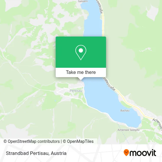 Strandbad Pertisau map