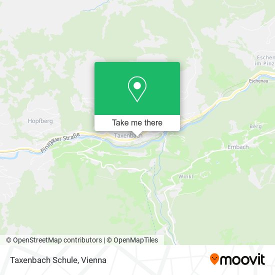 Taxenbach Schule map