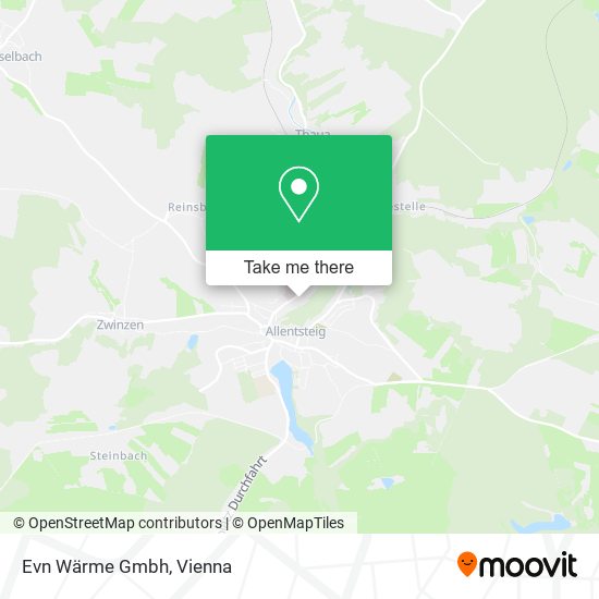 Evn Wärme Gmbh map