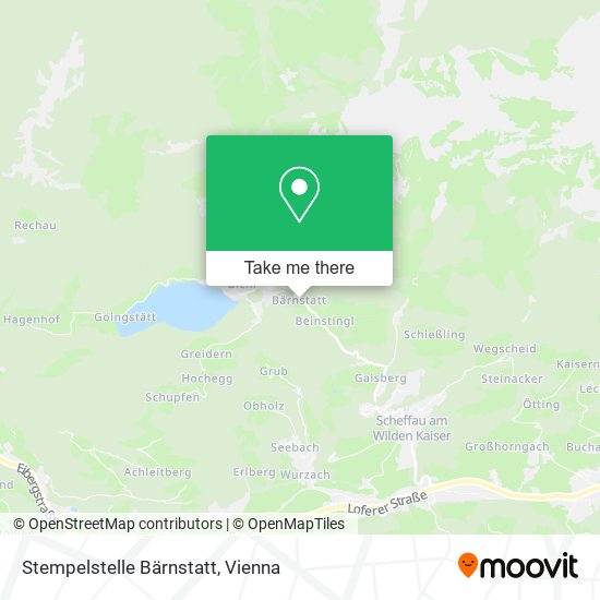 Stempelstelle Bärnstatt map