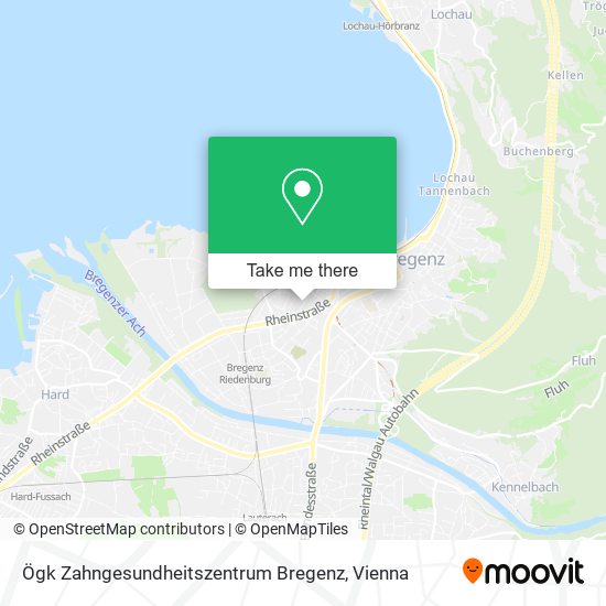 Ögk Zahngesundheitszentrum Bregenz map