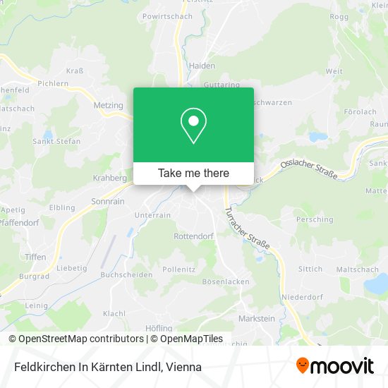 Feldkirchen In Kärnten Lindl map