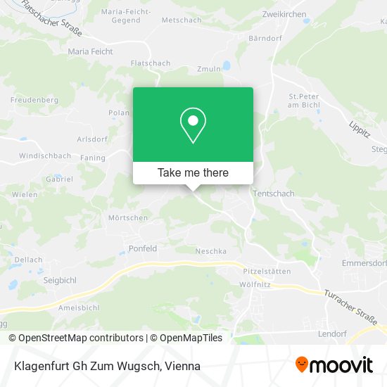 Klagenfurt Gh Zum Wugsch map