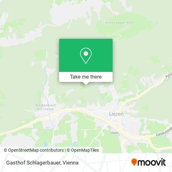 Gasthof Schlagerbauer map