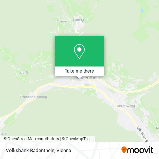 Volksbank Radenthein map