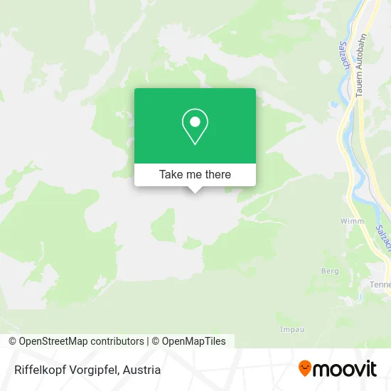 Riffelkopf Vorgipfel map