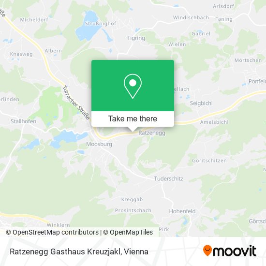 Ratzenegg Gasthaus Kreuzjakl map