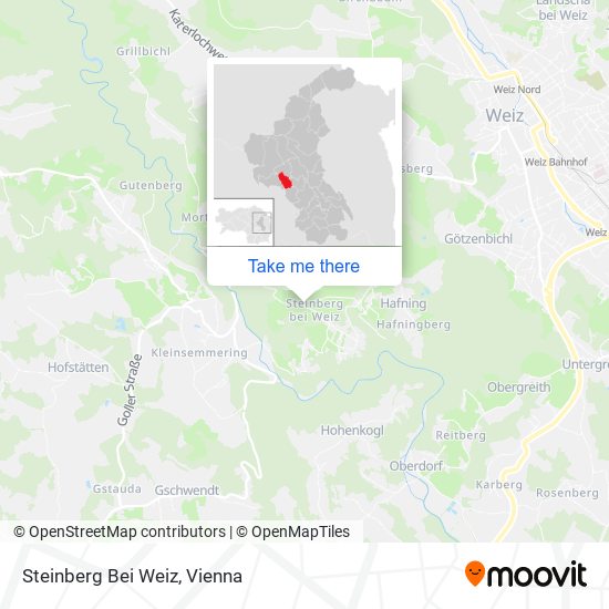 Steinberg Bei Weiz map