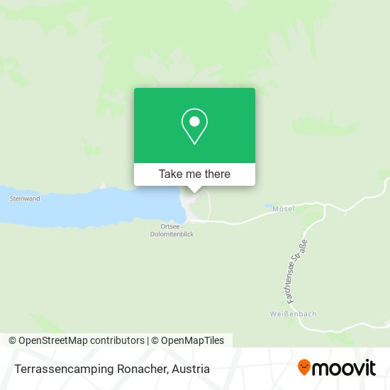 Terrassencamping Ronacher map