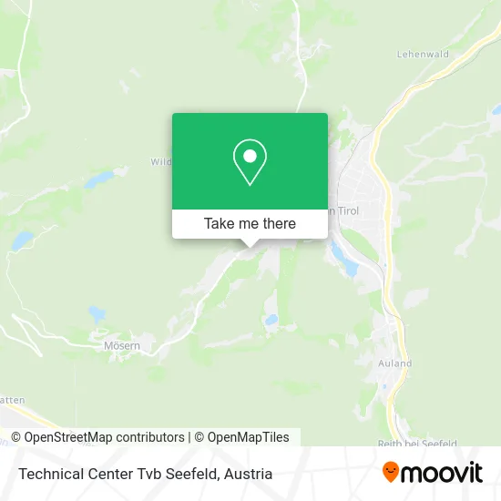 Technical Center Tvb Seefeld map