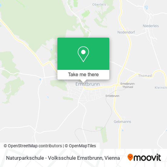 Naturparkschule - Volksschule Ernstbrunn map