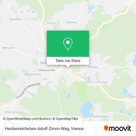 Heidenreichstein Adolf-Zimm-Weg map