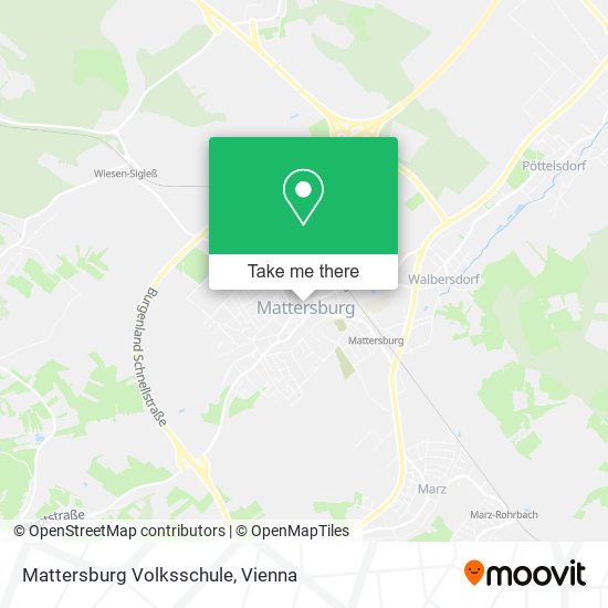 Mattersburg Volksschule map