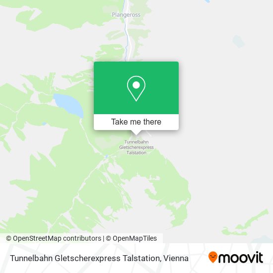 Tunnelbahn Gletscherexpress Talstation map
