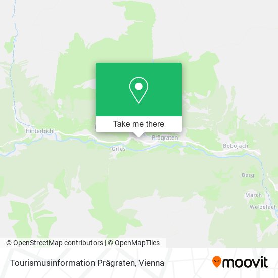 Tourismusinformation Prägraten map