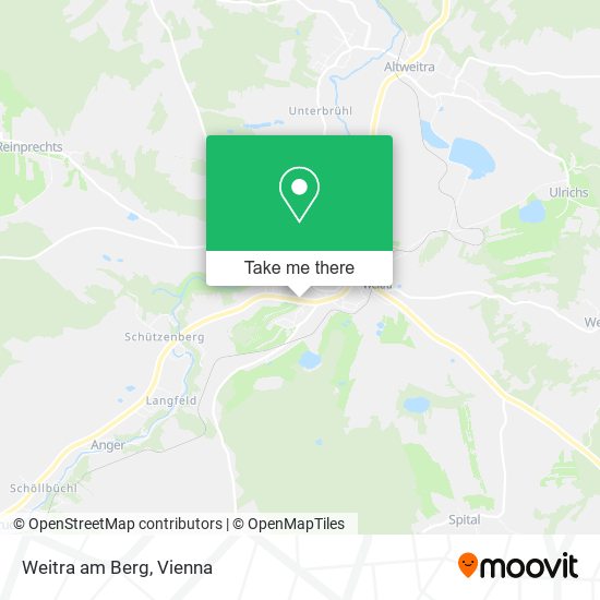 Weitra am Berg map