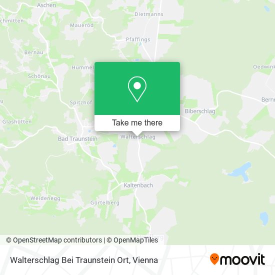 Walterschlag Bei Traunstein Ort map