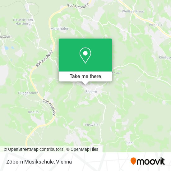 Zöbern Musikschule map