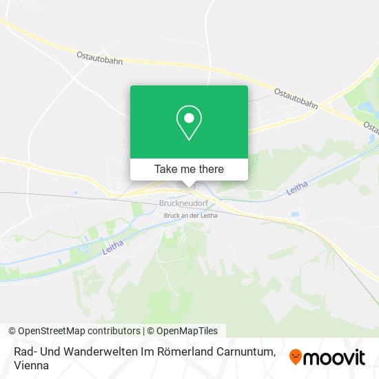 Rad- Und Wanderwelten Im Römerland Carnuntum map