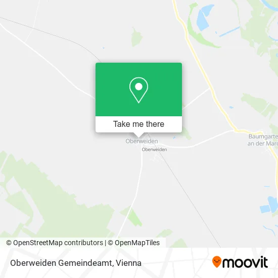 Oberweiden Gemeindeamt map