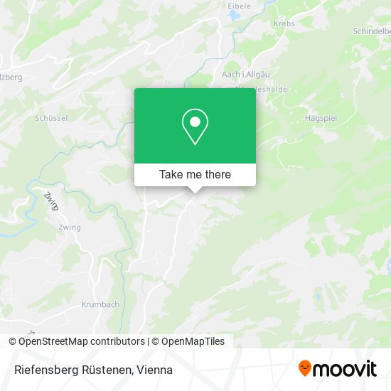 Riefensberg Rüstenen map