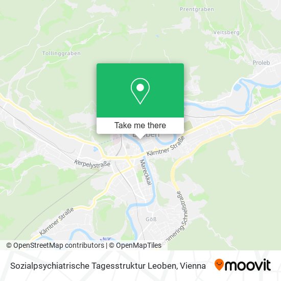 Sozialpsychiatrische Tagesstruktur Leoben map