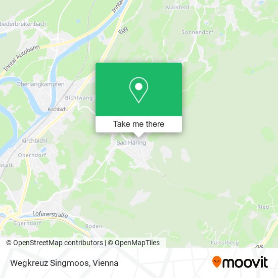 Wegkreuz Singmoos map