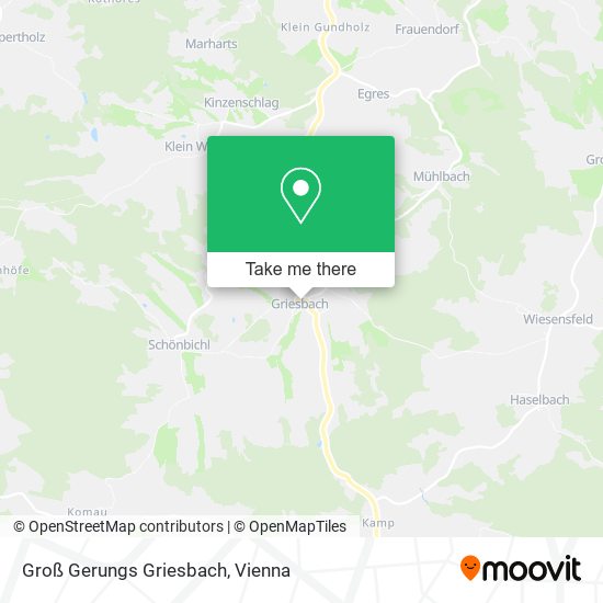 Groß Gerungs Griesbach map