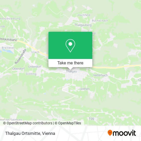 Thalgau Ortsmitte map