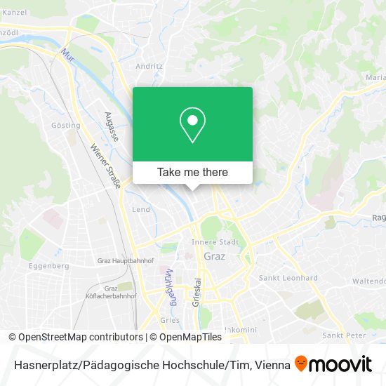 Hasnerplatz / Pädagogische Hochschule / Tim map