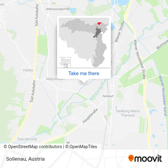Sollenau map